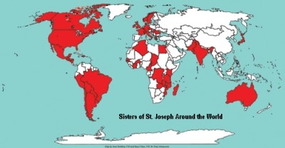 United in prayer, the Global Joseph Family, 11,000 sisters in 52 countries, listening to the heart of the world.