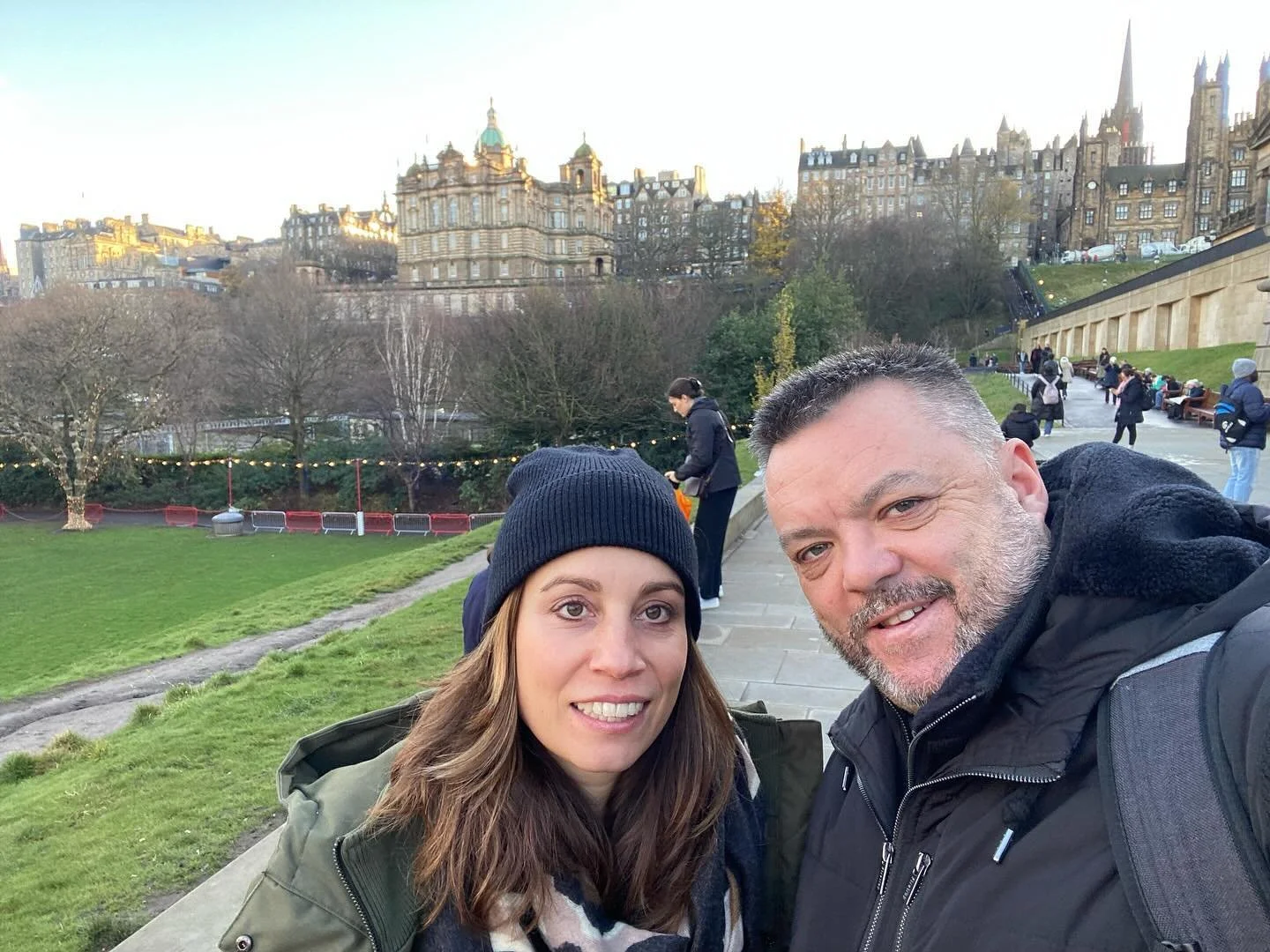 13 years of marriage to this wonderful woman, and how do  we celebrate???? With me going off to play an acoustic show at 4 pm in Rensentheater Emmen
Thanks Kim for putting up with me ( so far )
Love you