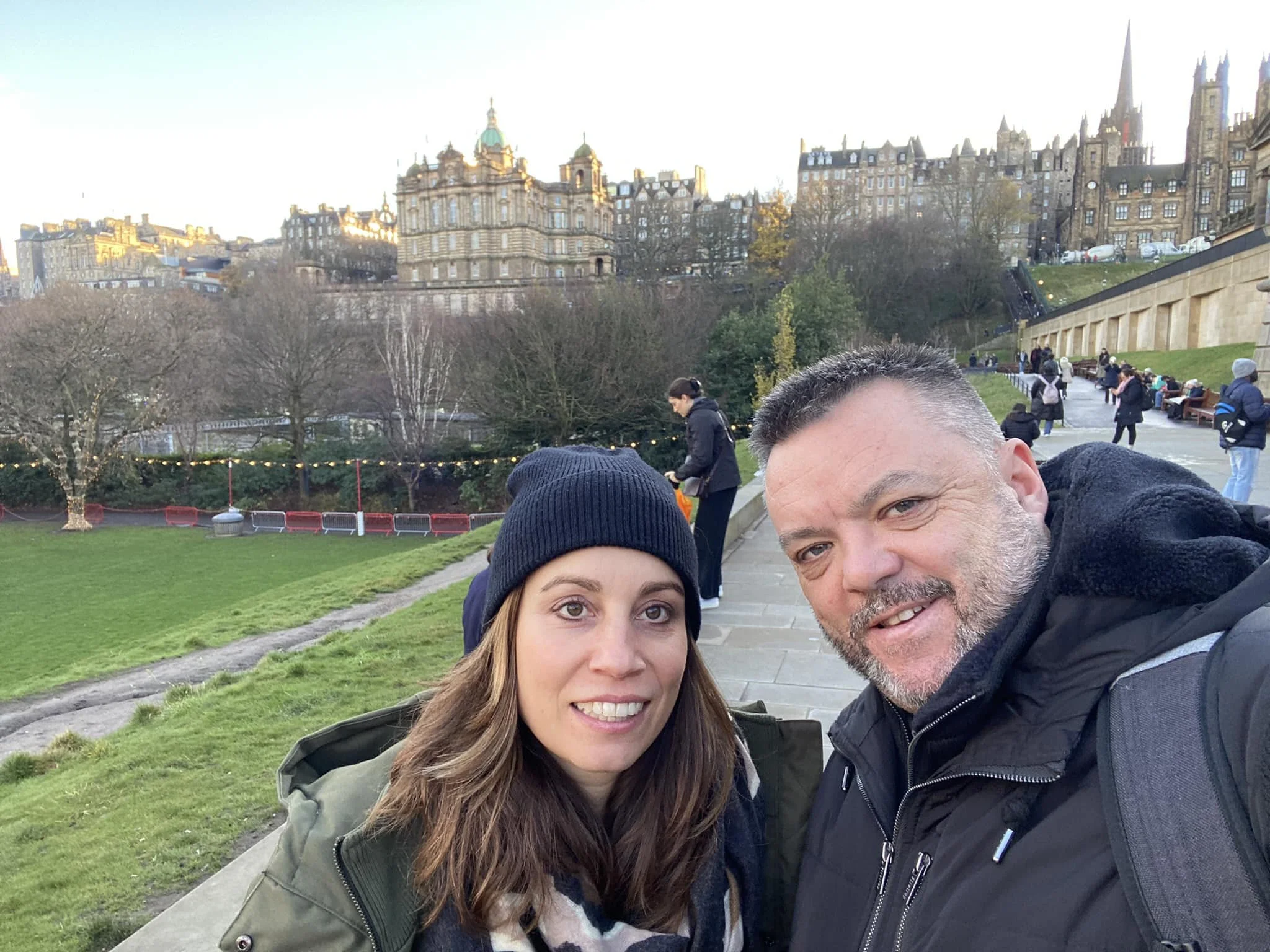 13 years of marriage to this wonderful woman, and how do  we celebrate???? With me going off to play an acoustic show at 4 pm in Rensentheater Emmen
Thanks Kim for putting up with me ( so far )
Love you