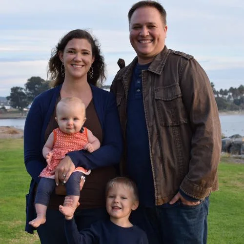 Stephen and Tess Holechek and family from the UCSD Navigators.