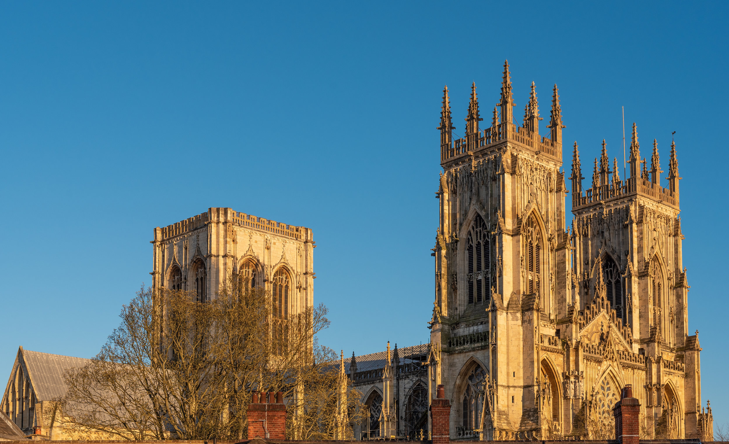 York Minster as the sun goes down