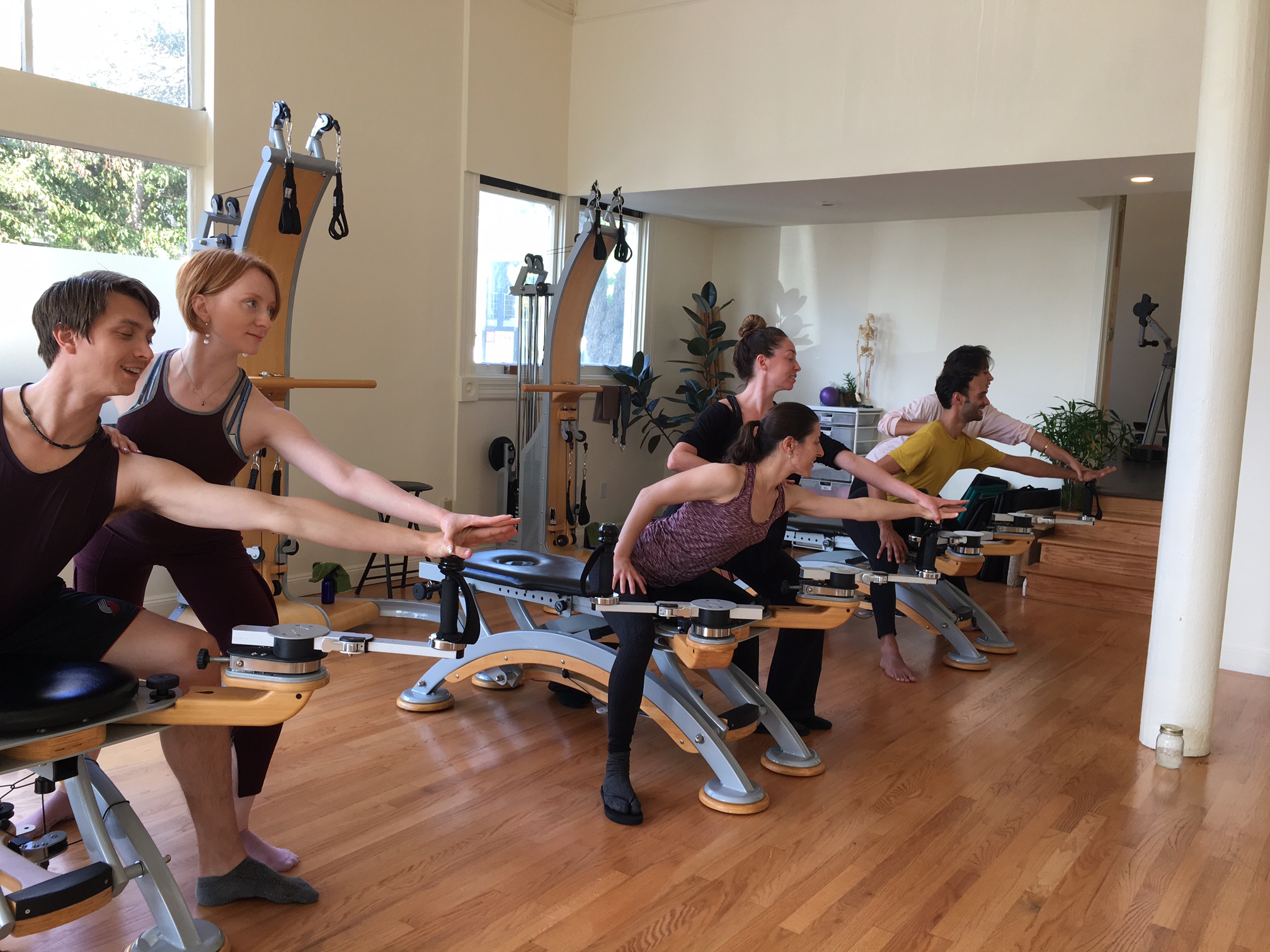 Gyrotonic class at Seed Center in San Francisco, CA