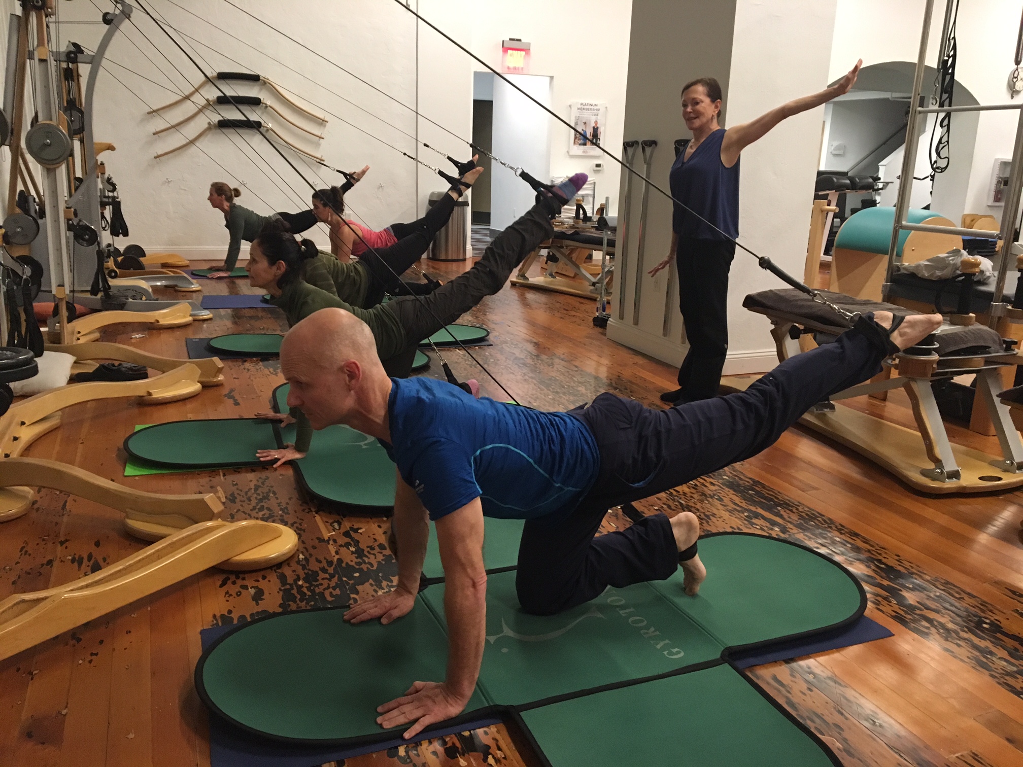 Gyrotonic class at The Working Body in Oakland, CA