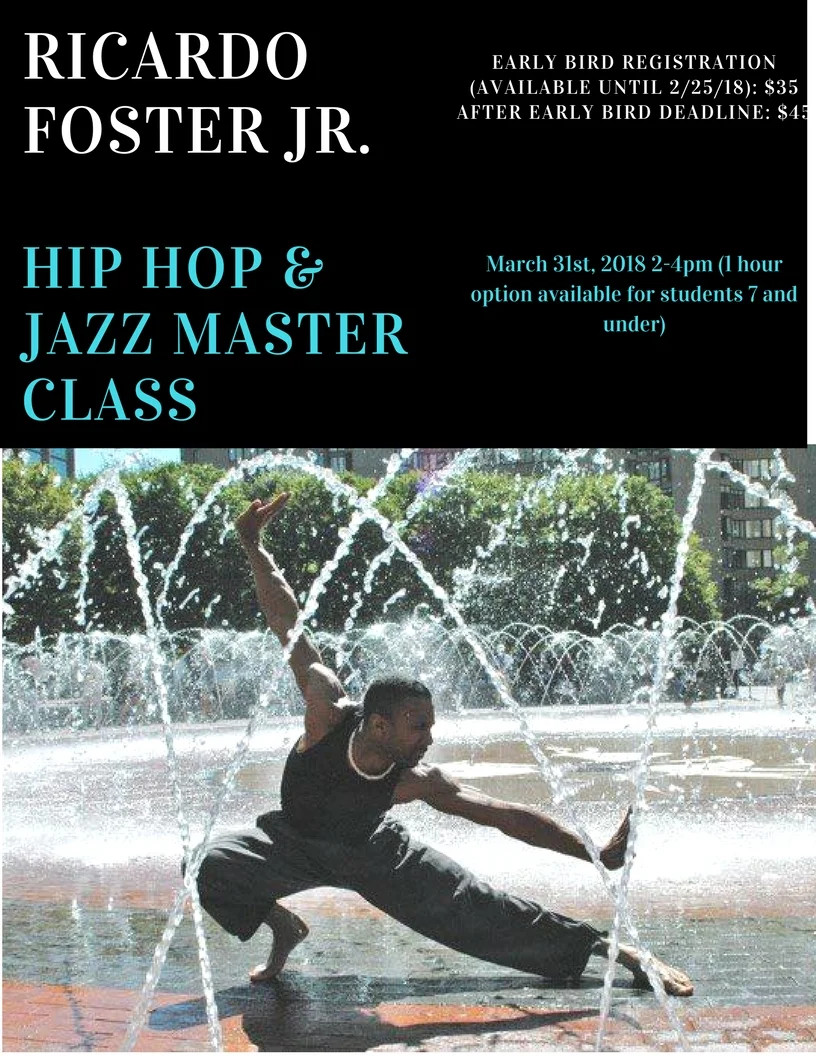 Hip Hop & Jazz Master Class with Ricardo Foster Jr.