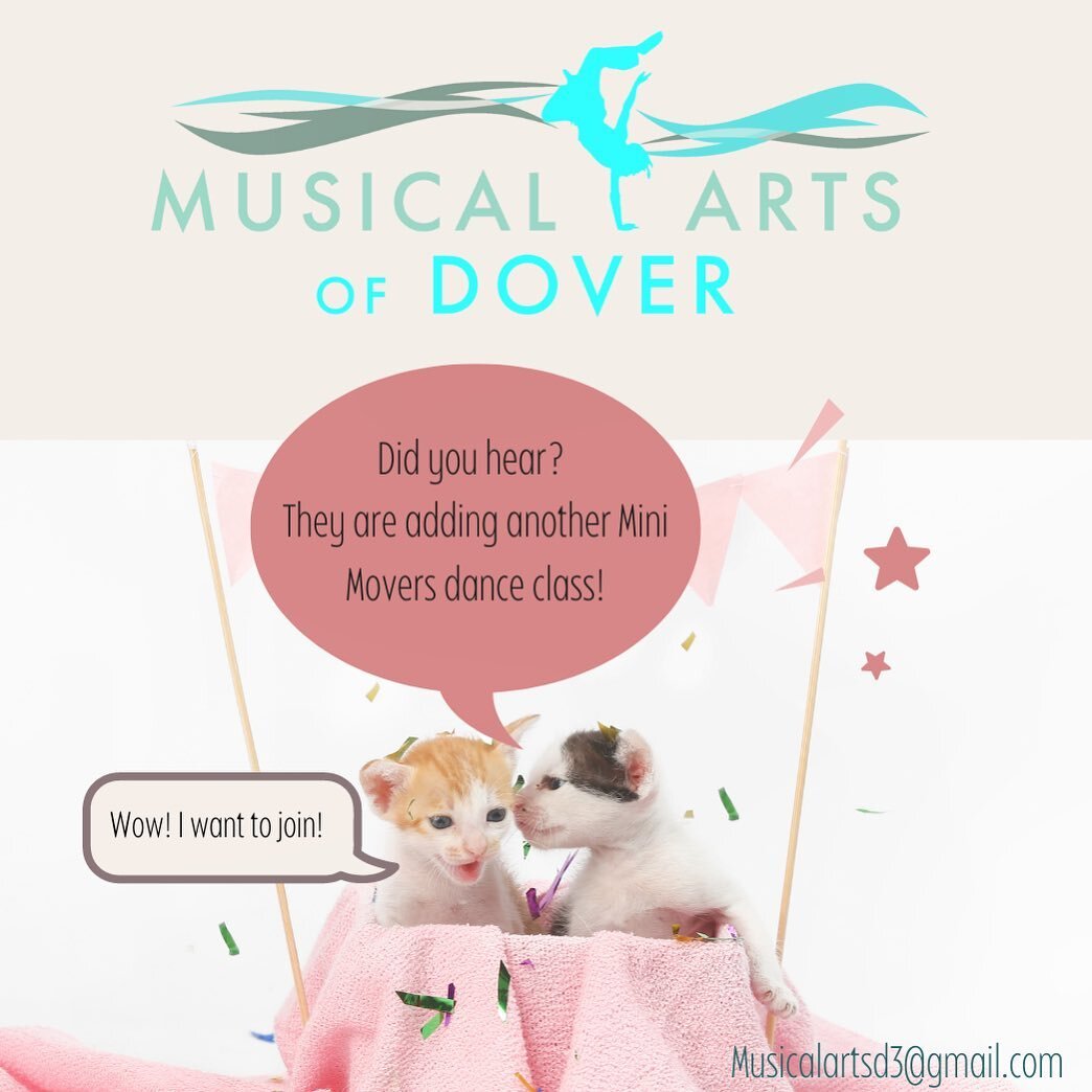 You heard that right! We want to give the opportunity for more mini dancers to have a blast dancing with us! 

Mini Movers Thursdays 3:30-4pm (2-3.5yrs)

Have an older sibling that loves dance too? Right after Mini Movers is Pre Ballet!

Pre Ballet T