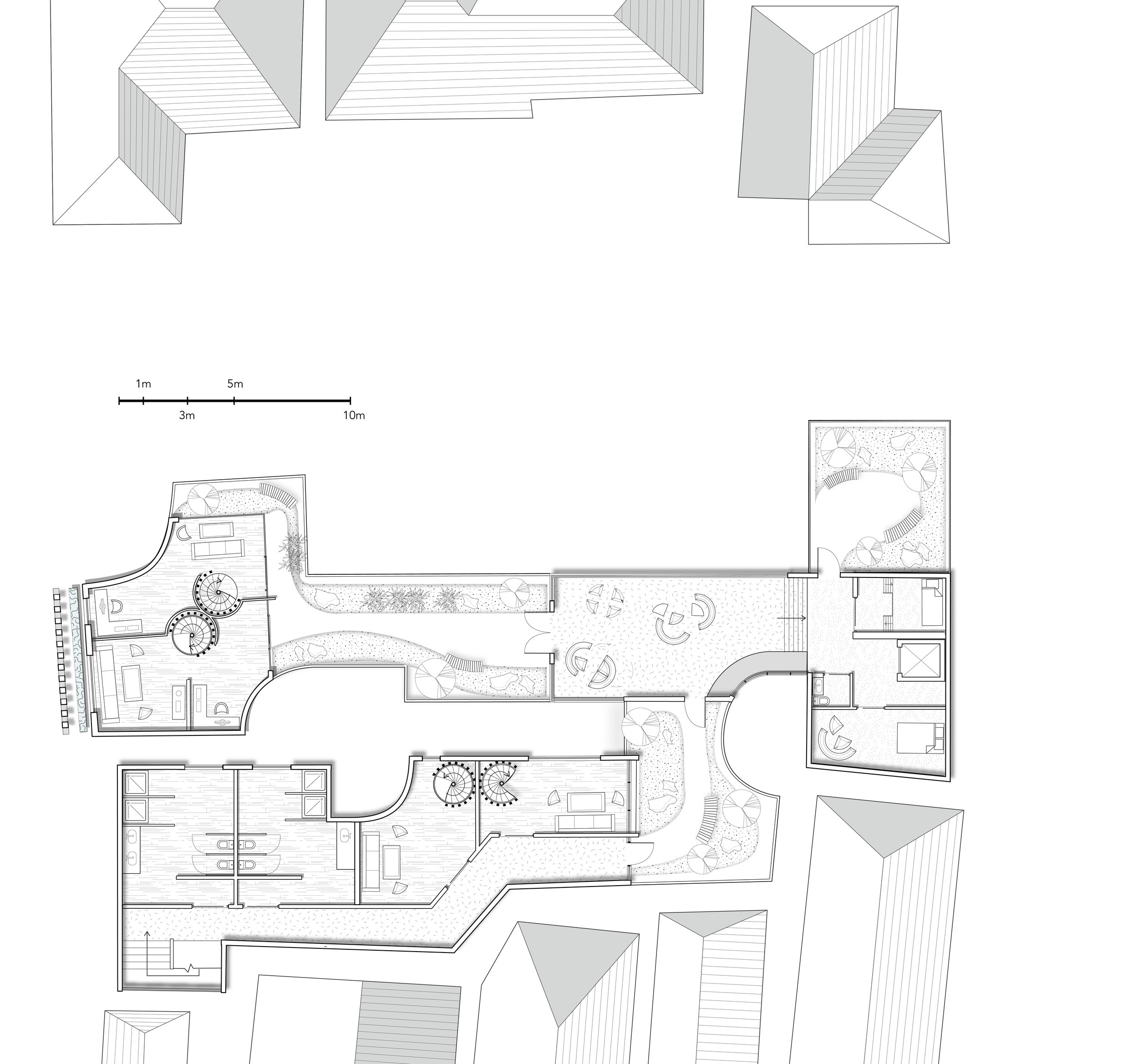 Step 1 Live-Work Garden Transition on the Third Floor
