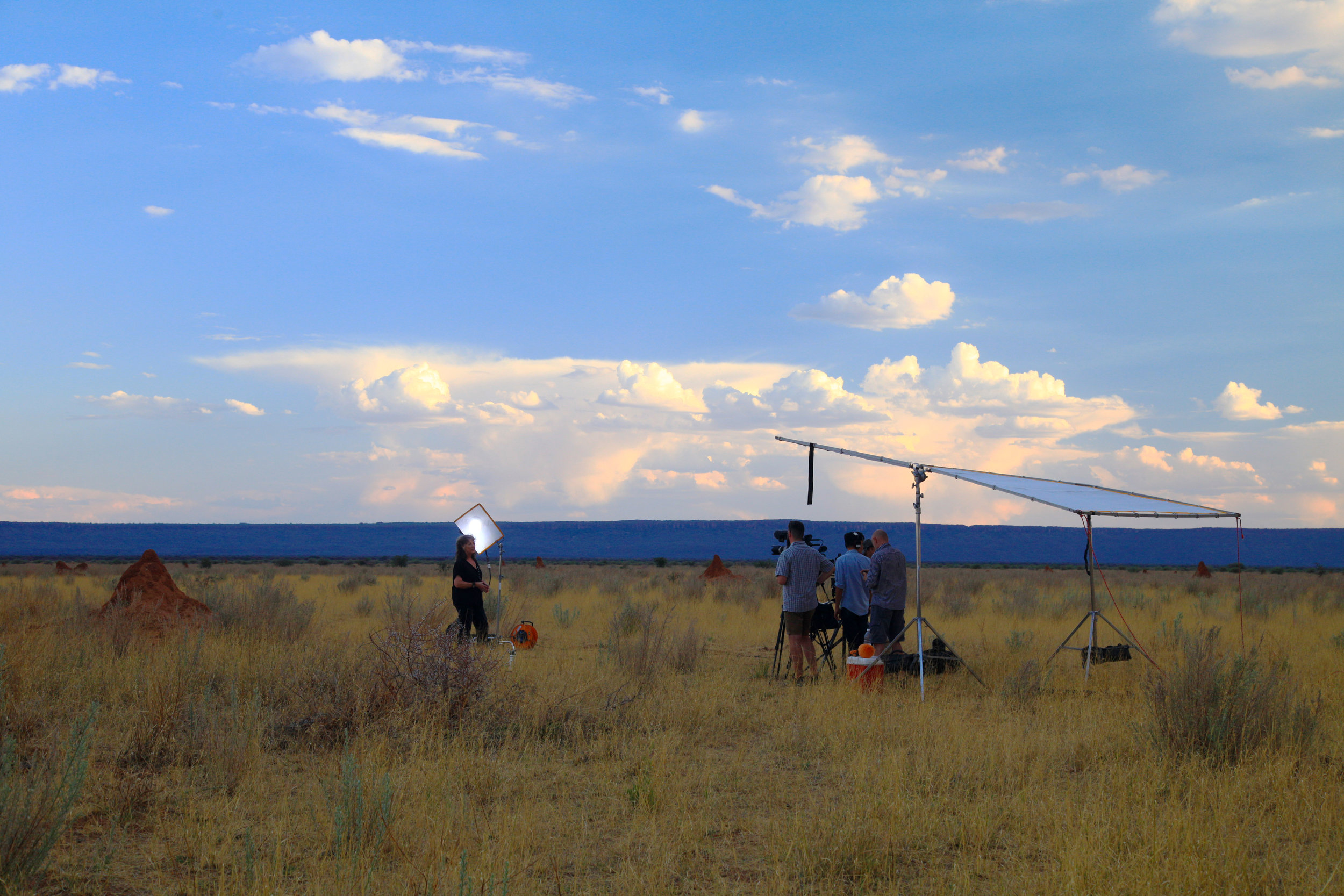 Documentary shoot in Namibia