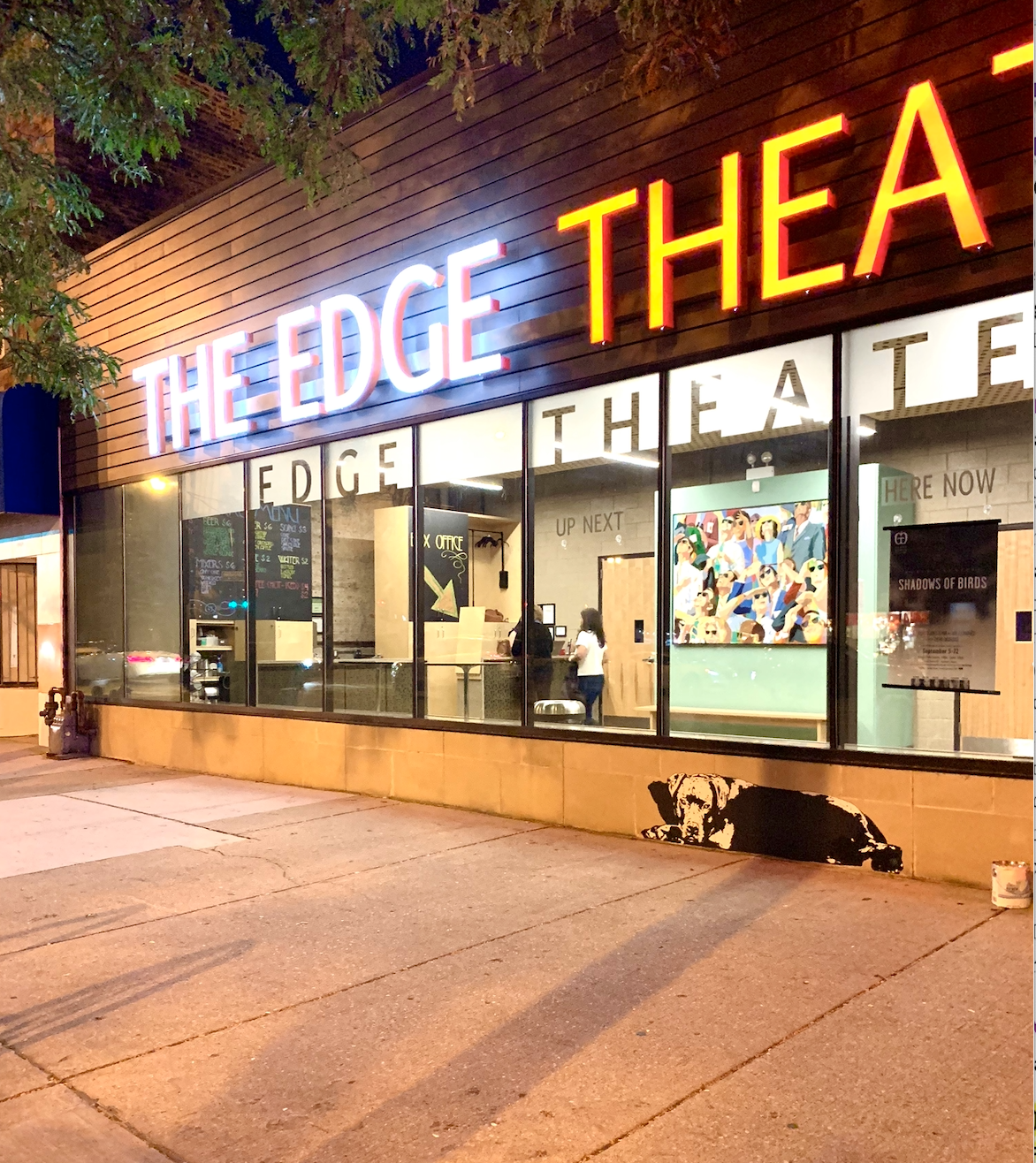 Edgewater Theater - Dog mural 