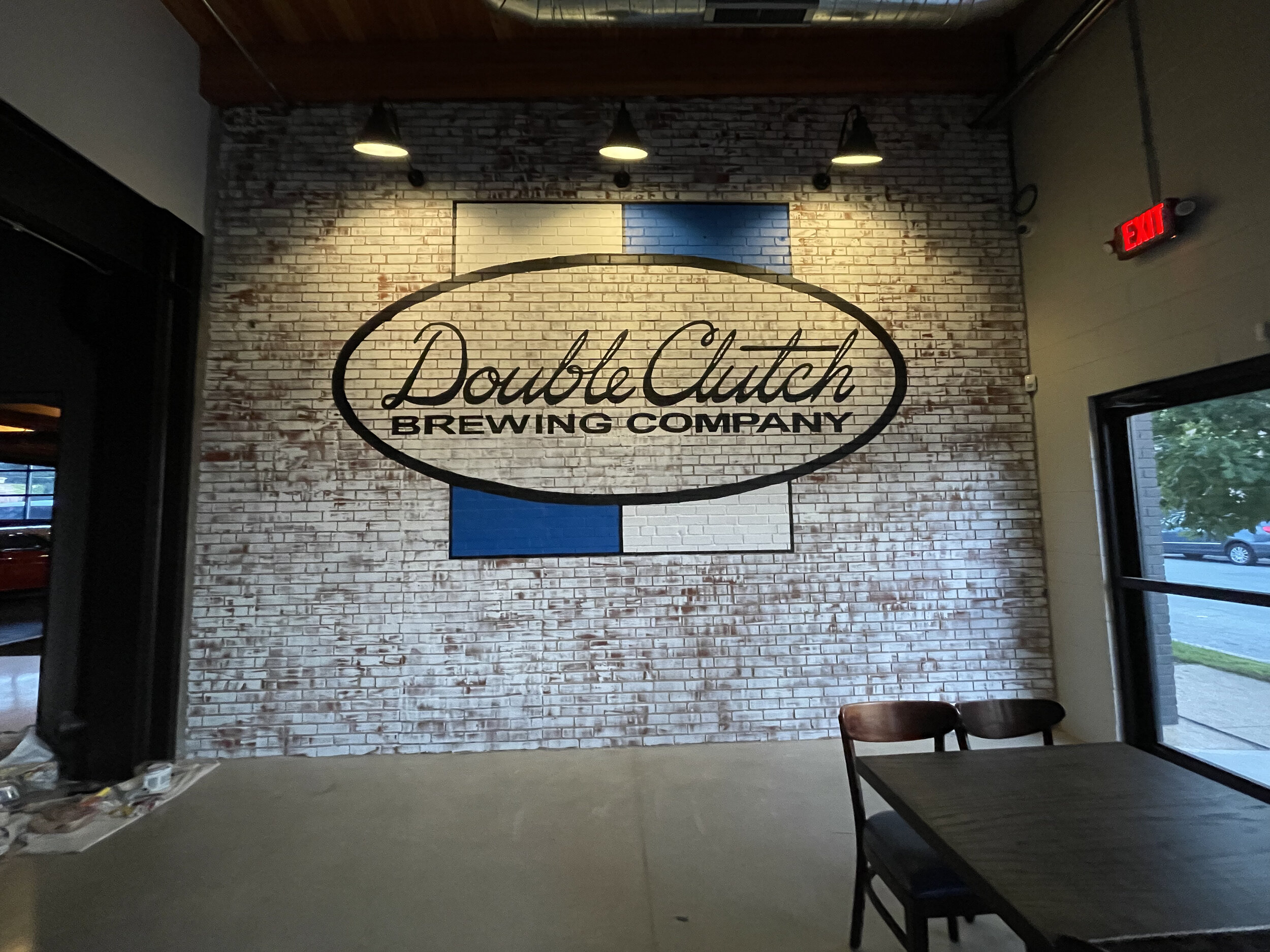 Double Clutch Brewery Interior Mural 