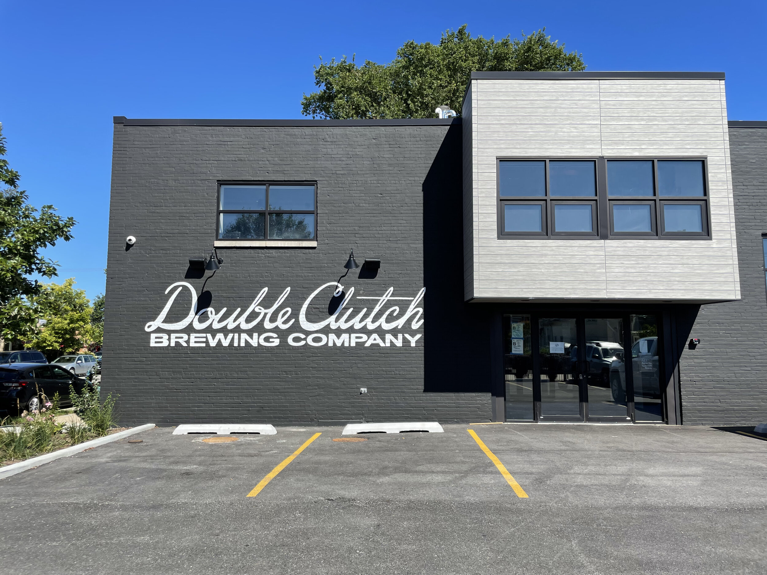 Double Clutch Brewery Exterior Sign 