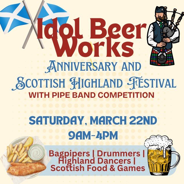 Scottish Highland Festival and Anniversary PARTY! 