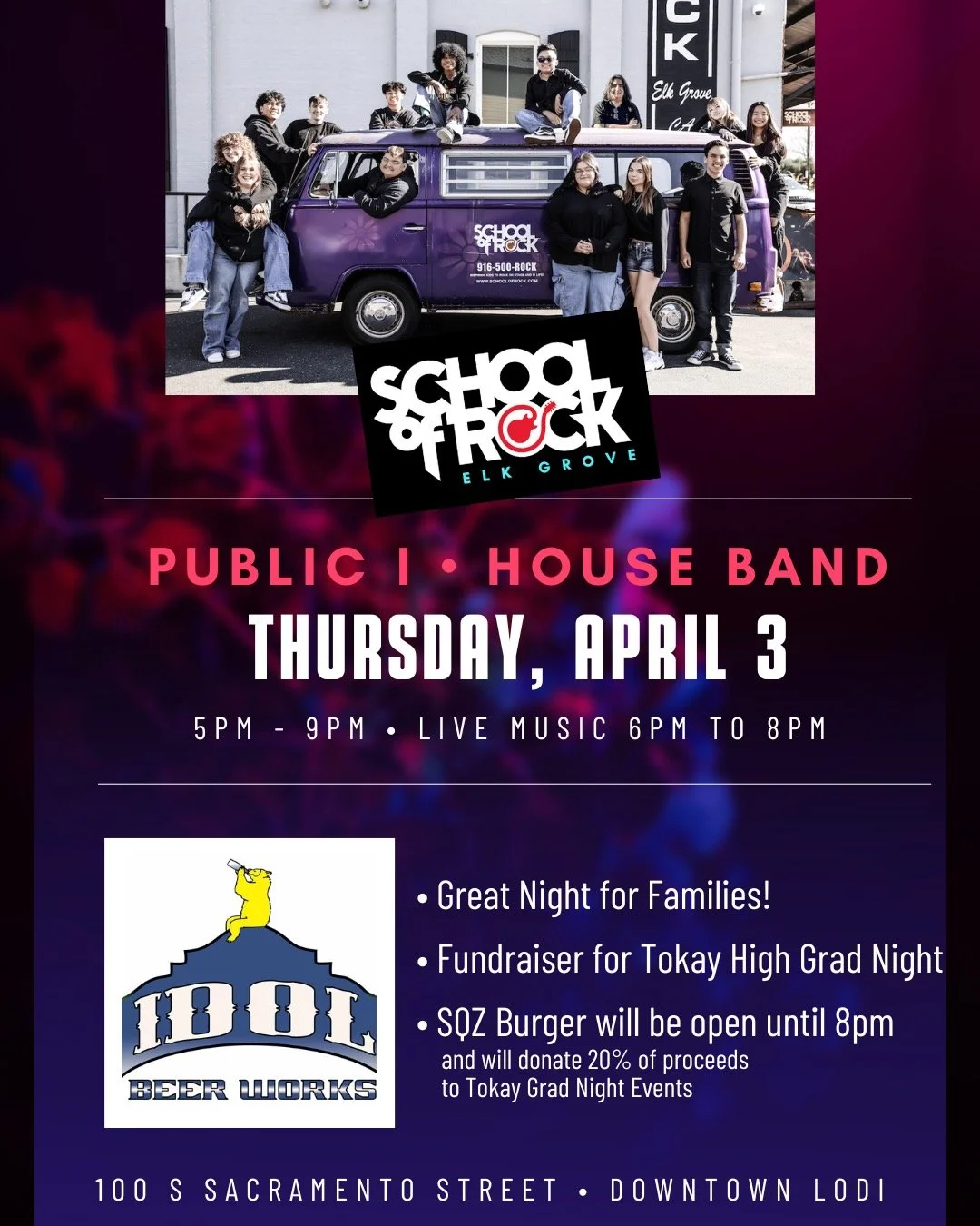 Family Night - benefiting Tokay High Senior Class Grad Night!