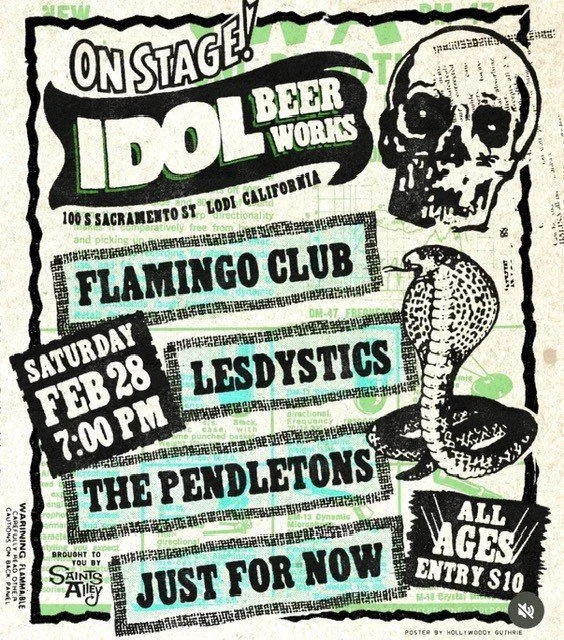 Live Music | Flamingo Club|  LESDYSTICS|  The Pendletons|  Just for Now