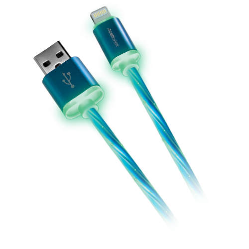 Acellories 6Foot Color Changing LED Lights Sync & Charge Cable