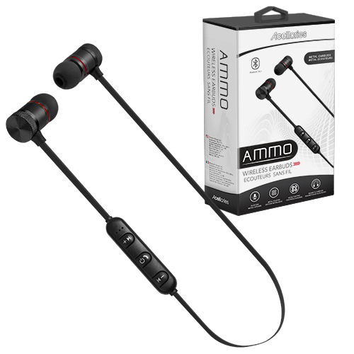 ACELLORIES Flexotech Drahtlose Bluetooth Stereo Headset-White 