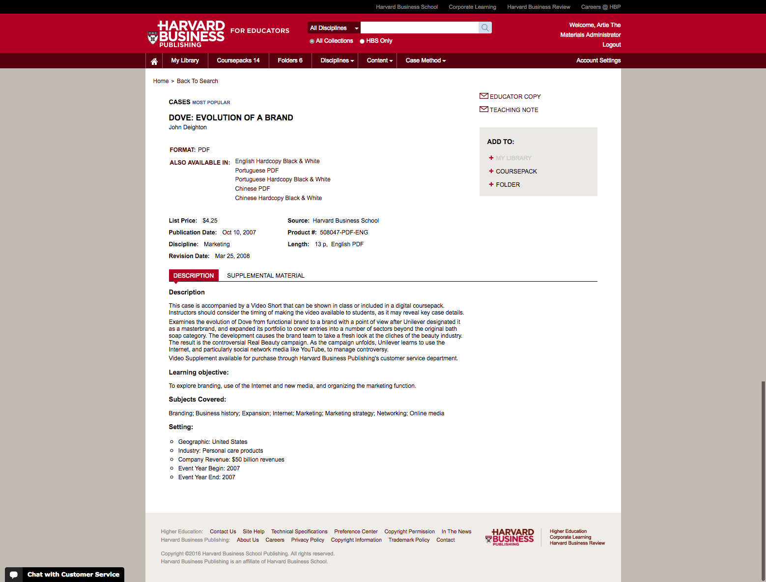 Pre-Design Product Page