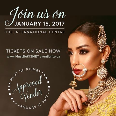 Make sure you come check out @marquee_design at the Must Be Kismat show in 2 weeks! We will have some special promos at the show! .
.
We are pleased to announce our exhibit at the Must Be Kismet &ndash; a Luxury South Asian Bridal Show &ndash; on Sun