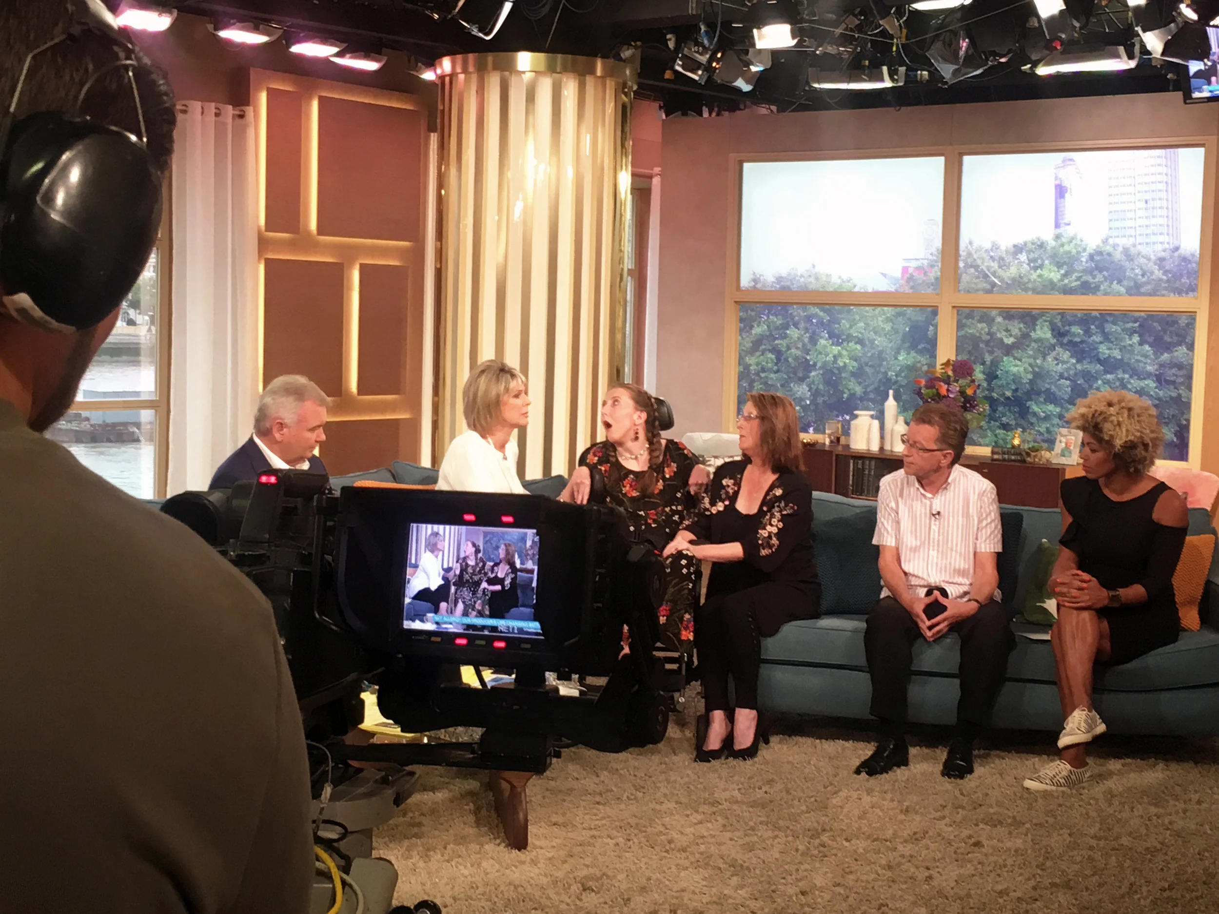 Amy's Visit Back to Her Work Place, This Morning