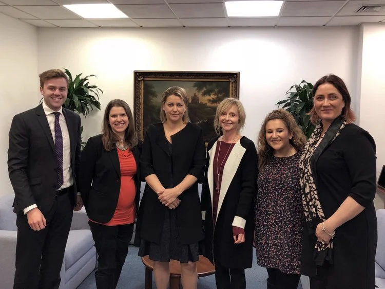 Our meeting with Parliamentary Under-Secretary of State for Transport and Minister for aviation, Baroness Sugg and Jo Swinson MP