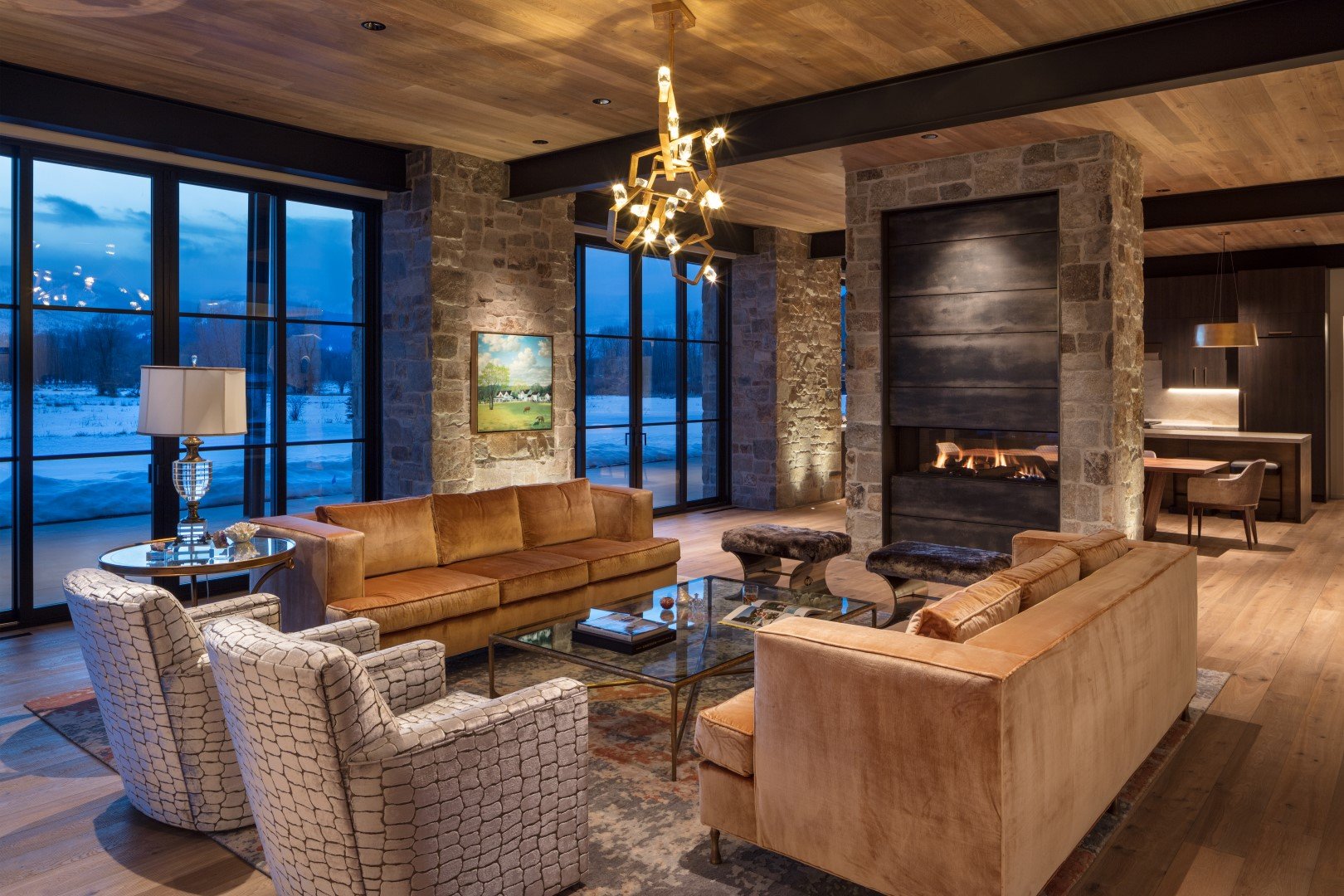 Jackson Hole Custom Fireplace — Metallurgy, Inc.
