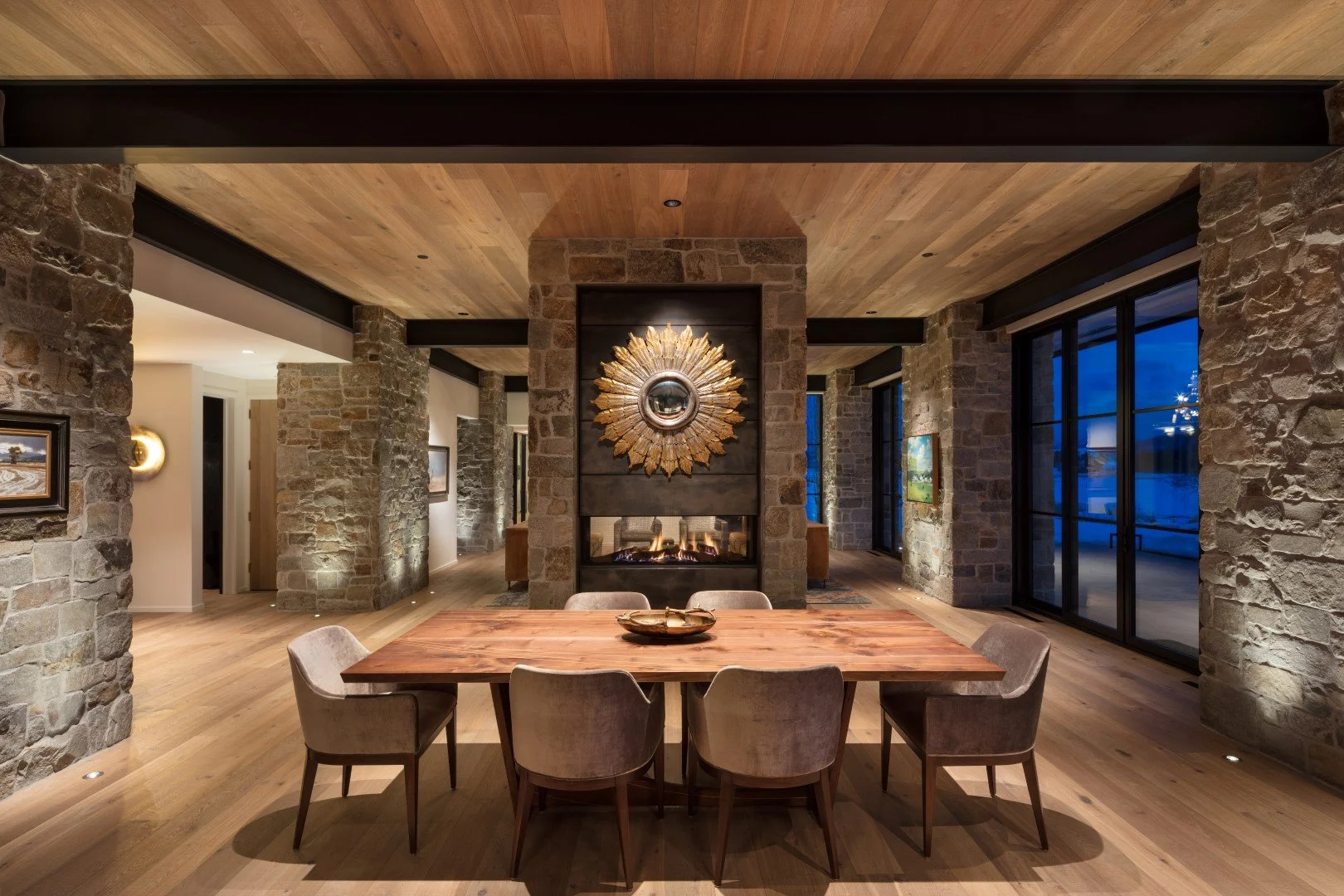 Jackson Hole Custom Fireplace — Metallurgy, Inc.