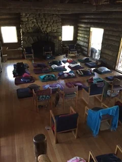 Meditation hall in the Vallecitos Lodge