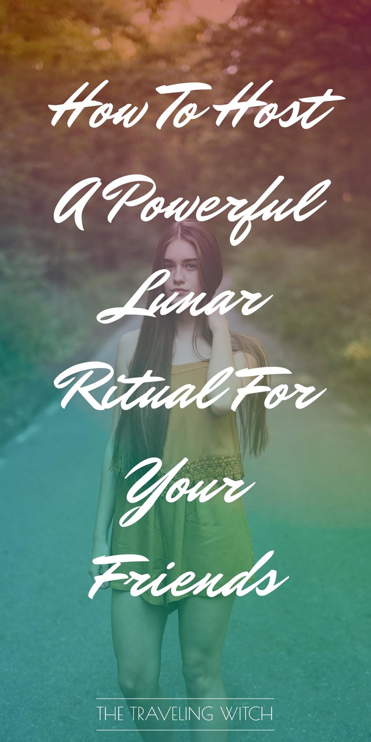 How To Host A Powerful Lunar Ritual For Your Friends by The Traveling Witch #Witchcraft #Magic