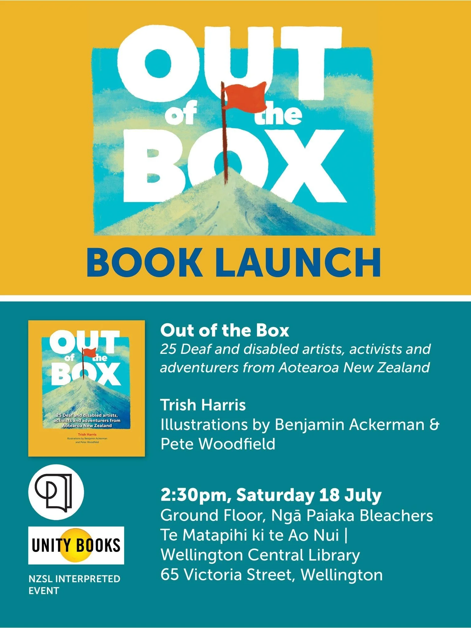 Author Event and Book Launch: Out of the Box Book