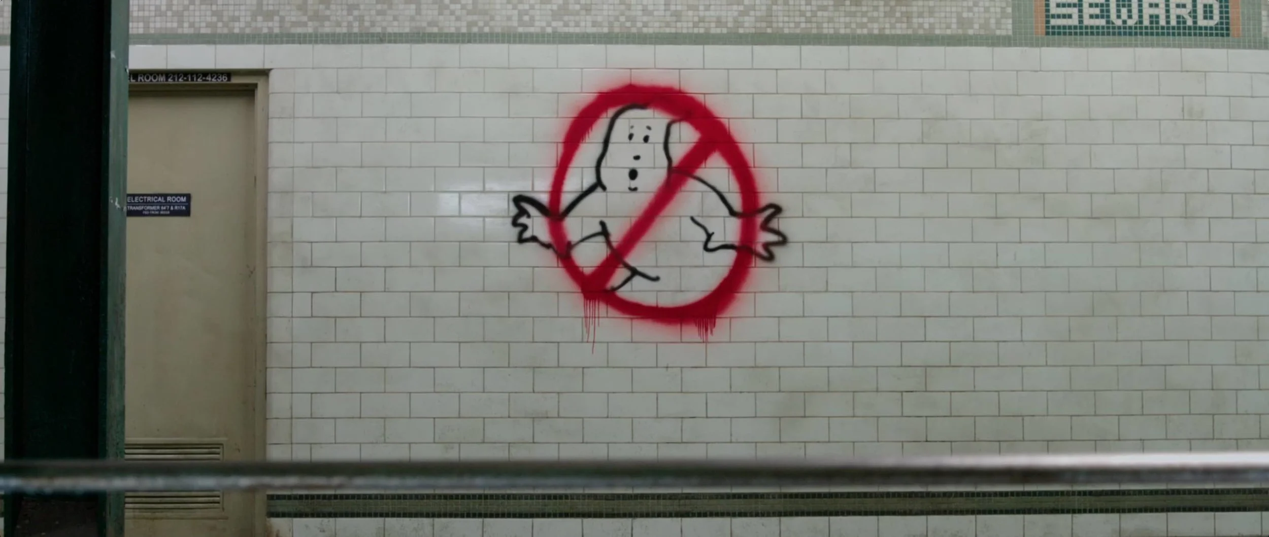 The motivation behind the design of this shot is the same for the cover versions of the theme music