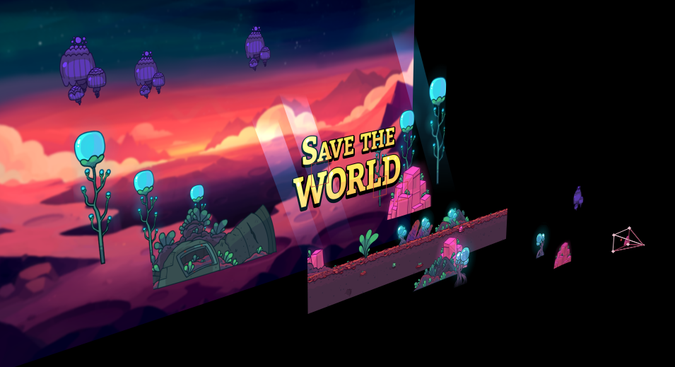 One of the graphics from inside After Effects
