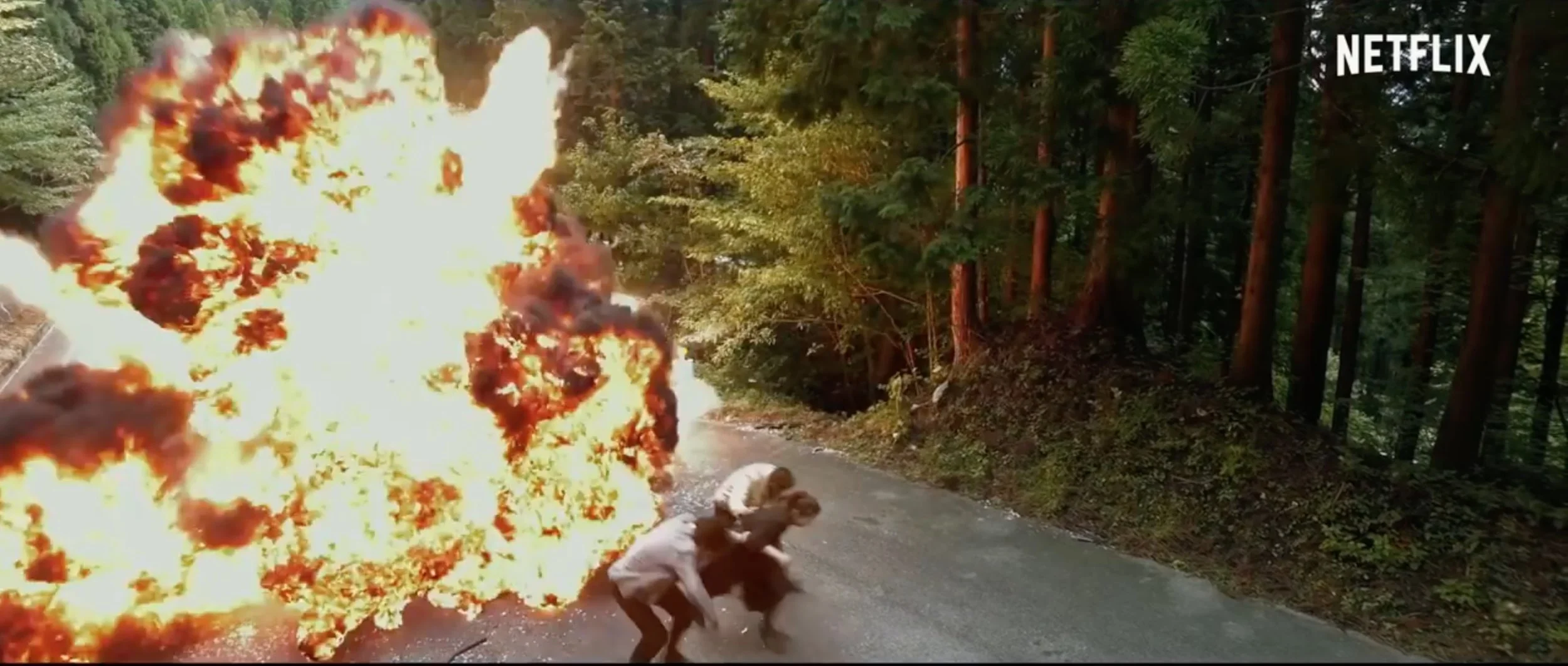 You might've missed the explosion, because you can barely hear it.