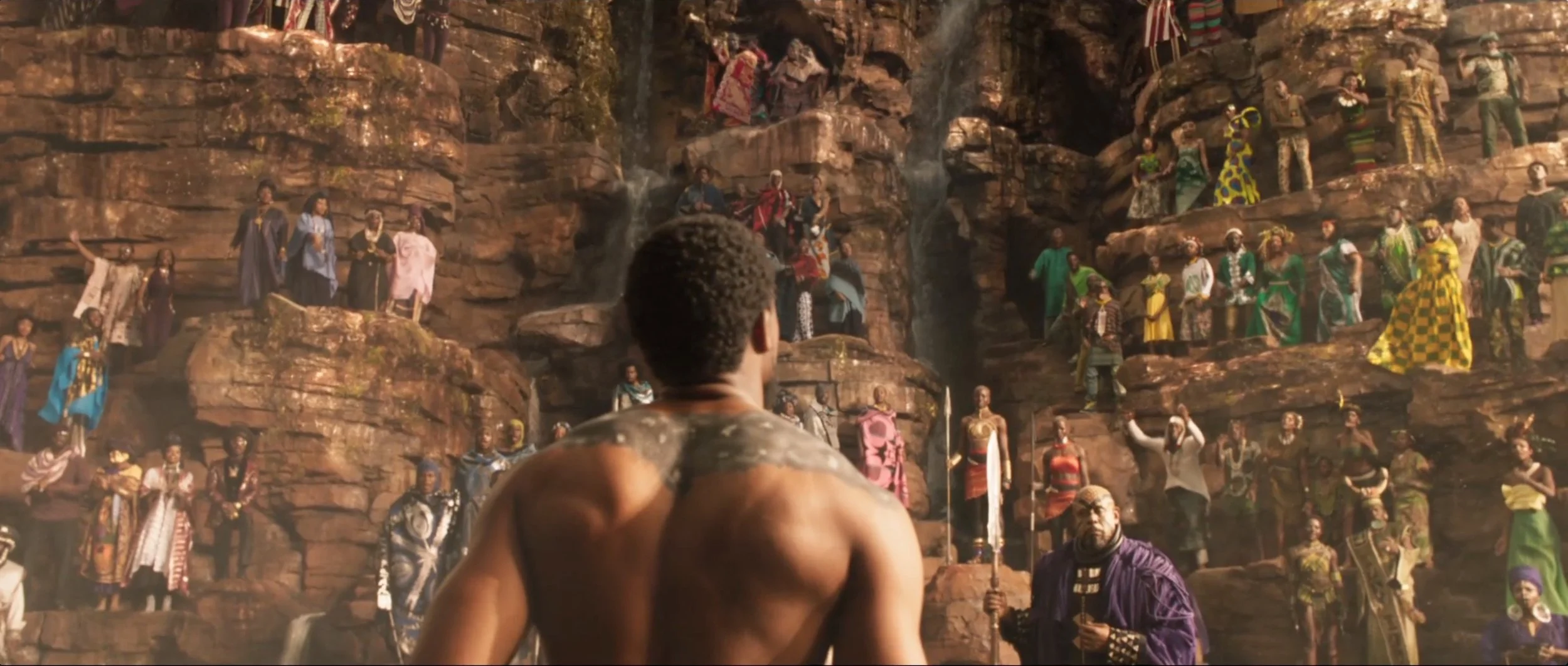 This shot is the trailer saying: "You haven't seen anything like this before."