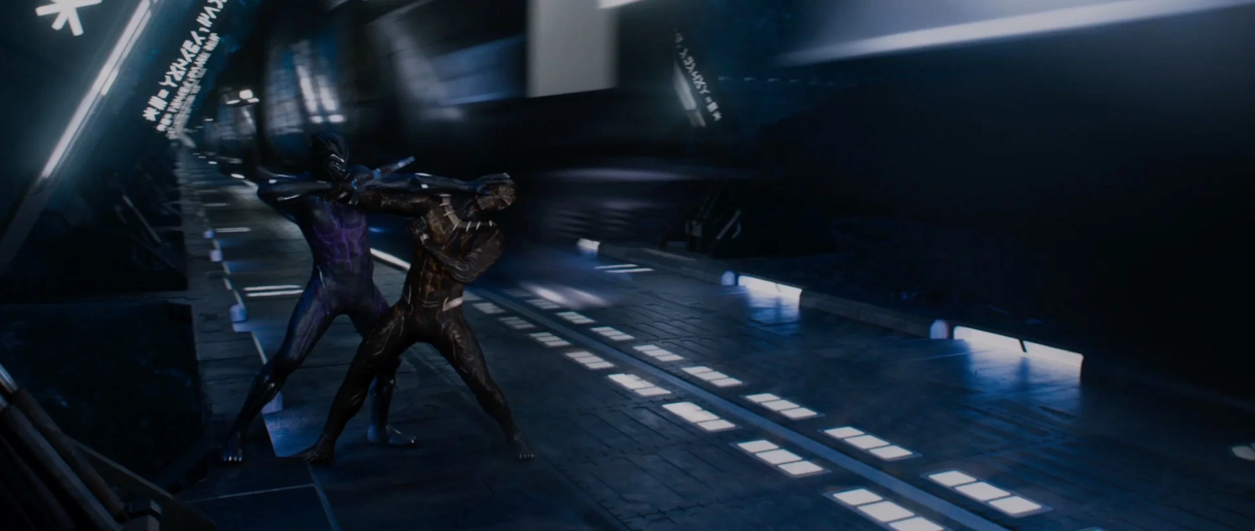 A shot from the end of the film, but it doesn't really feel like a spoiler because this is showing something we expect to happen.
