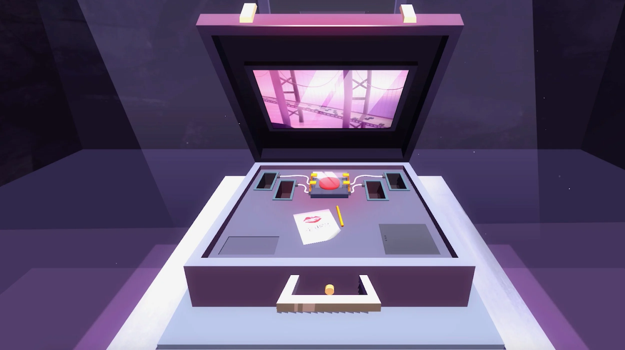 The game can look very two-dimensional when the camera isn't moving, so I wanted to show the camera moving as much as possible.
