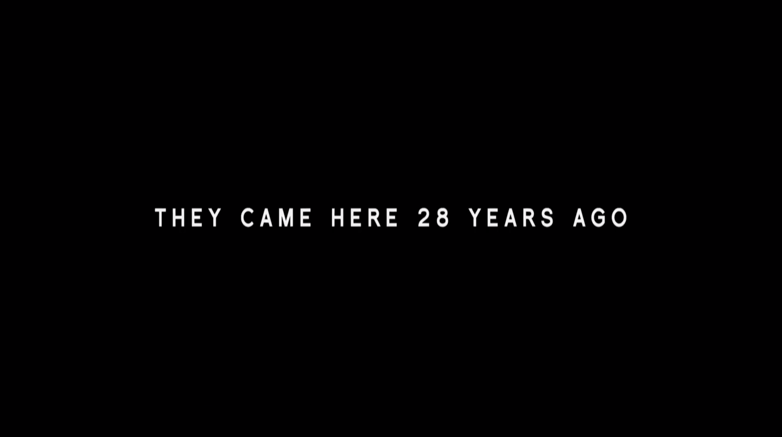 This title card from the trailer for District 9 gives information no one says in the film.