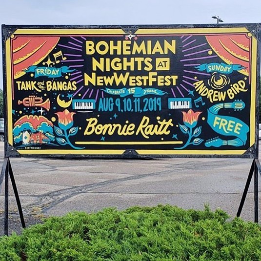 Honoured among foxes and pheasants to play Bohemian Nights at NewWestFest next week.  Aug 9, 6:20pm, Old Town Square.  #bohemiannights #fortcollins