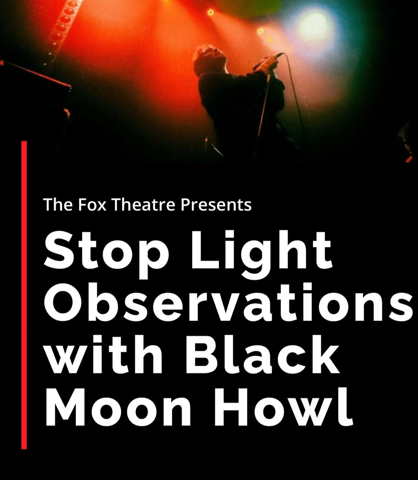 Hello Colorado friends! ⚡️ Big news ⚡️Our New Album Release Show is at The Fox Theatre in Boulder! Oct 17, doors at 7pm, we&rsquo;re on at 8pm, and Stop Light Observations is on at 9pm.  Excited to see everyone ⚡️