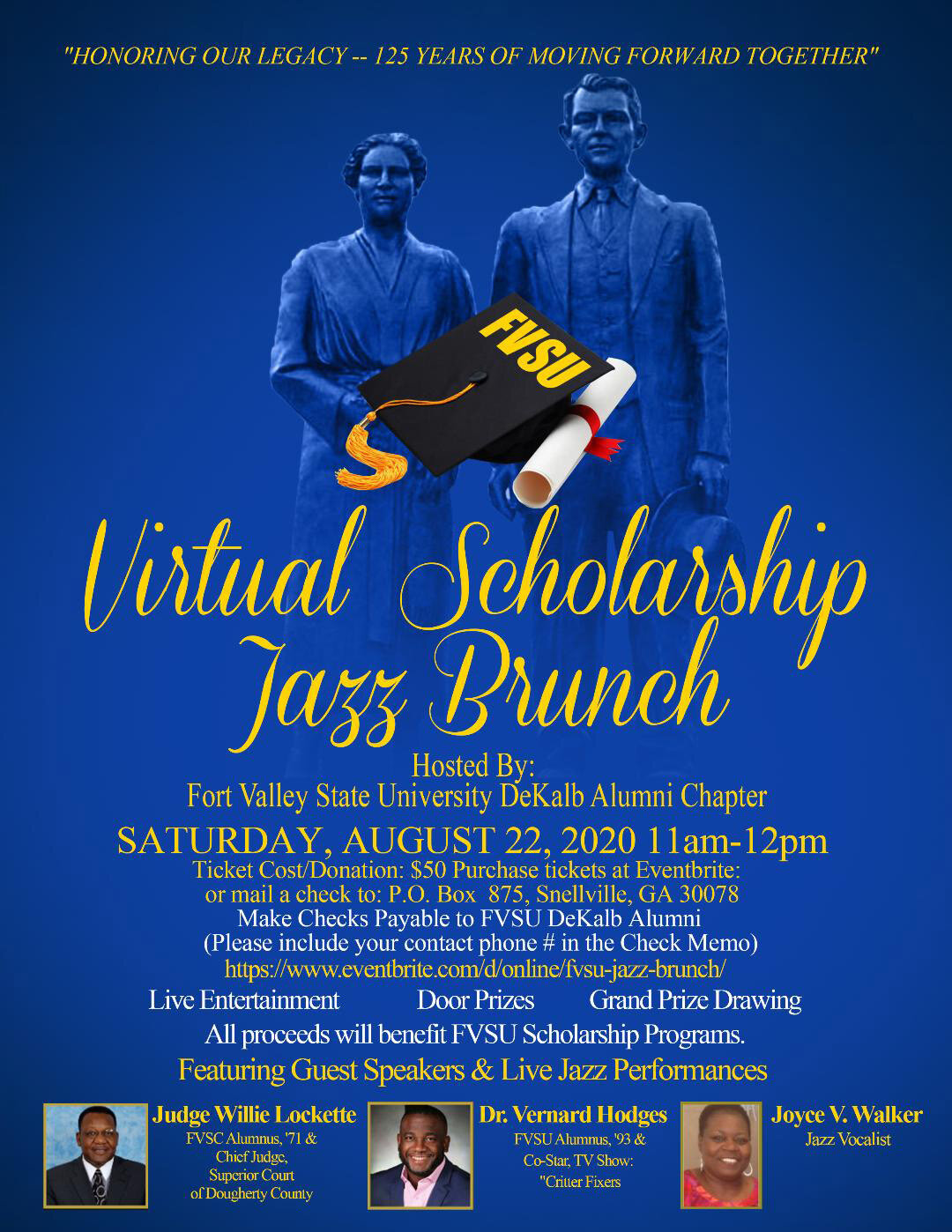 FVSUNAA Dekalb Alumni Chapter "Virtual Scholarship Jazz Brunch"