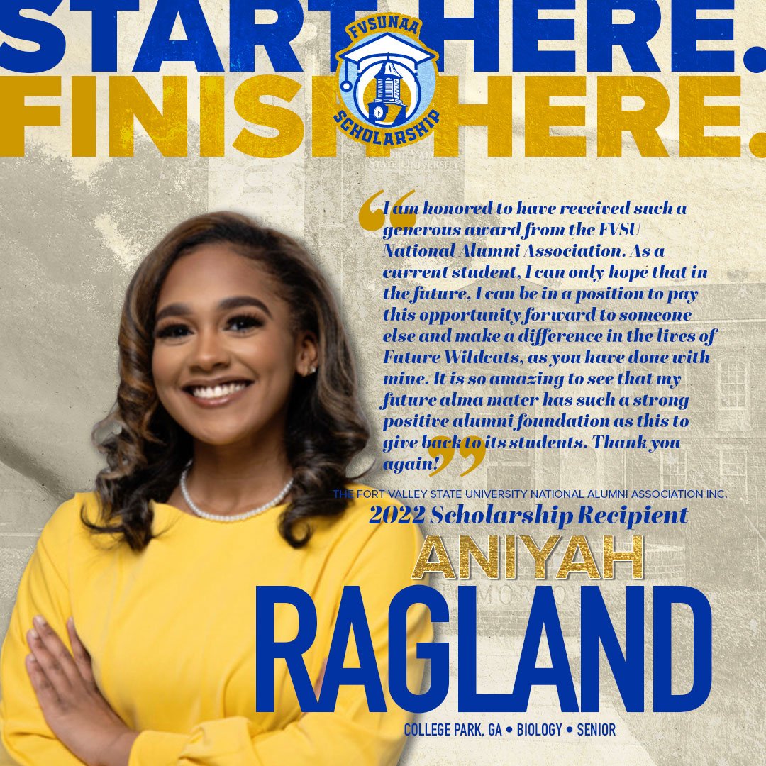 Aniyah Ragland • College Park, GA •&nbsp;Senior • Biology