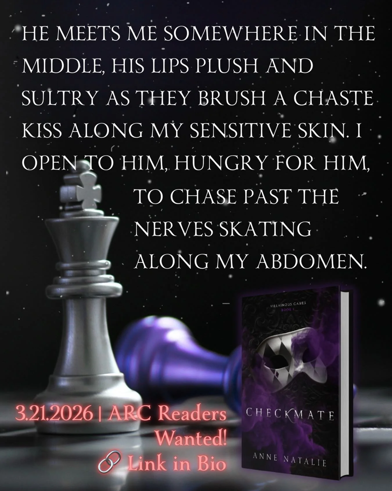 He tastes fresh and sweet, molten with the honey in his tea. His tongue sweeps against mine, and the chemistry that fires in my brain is nothing short of nucleosynthesis. Every molecule and synapse inside me is screaming for more. More of the euphori