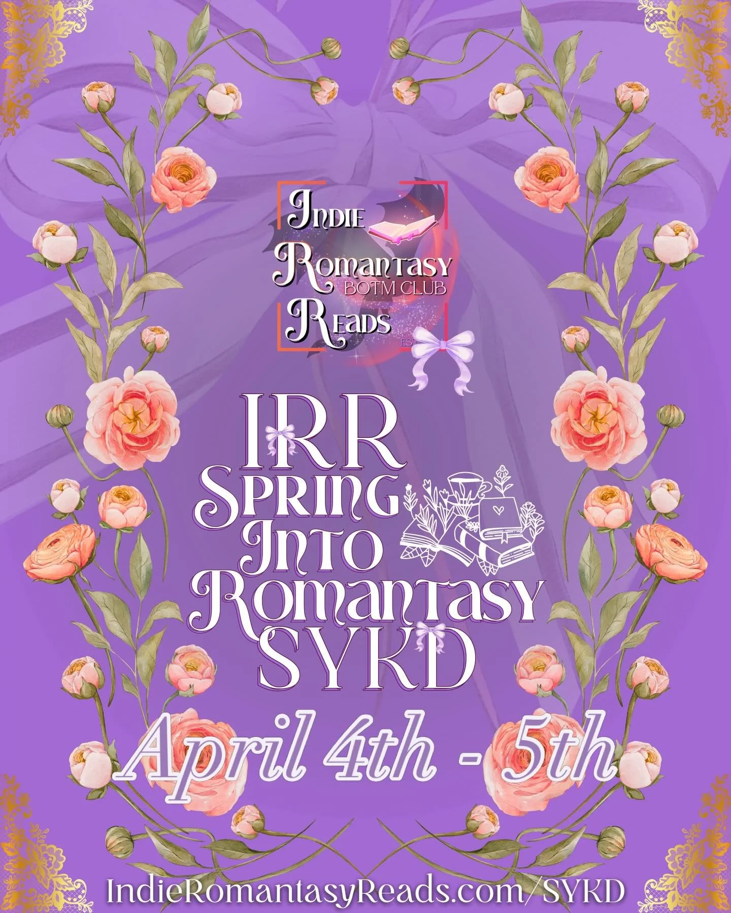 IT&rsquo;S HERE!! The IRR Spring Into Romantasy SYKD is live today (April 4th) and tomorrow (April 5th) only!! @indie_romantasy_reads has gathered a massive list of the most amazing authors and books, brought to you for FREE and $0.99 this weekend on