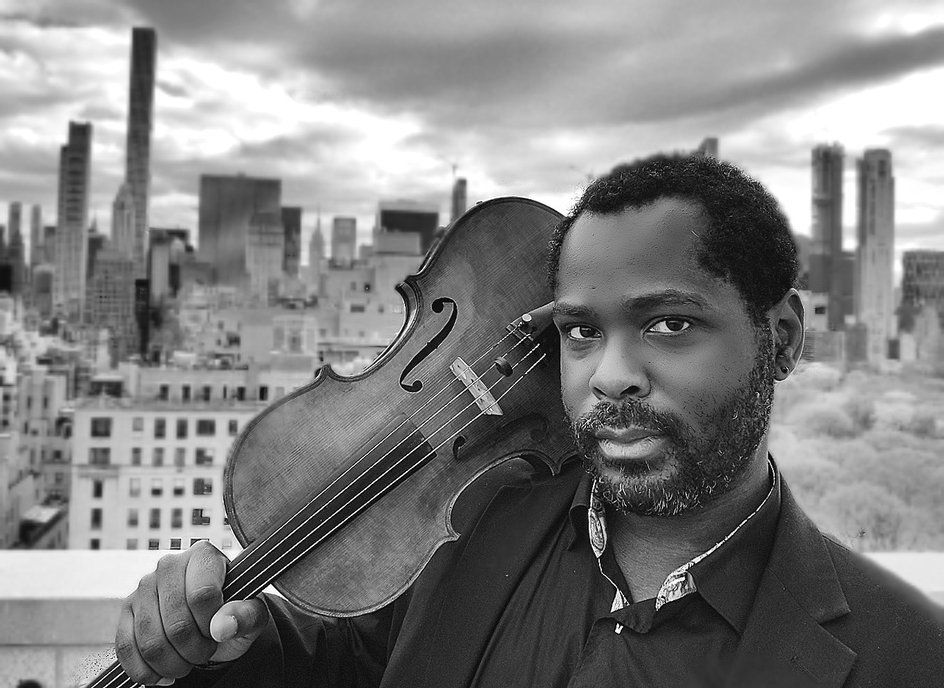 Violist and native Washingtonian Eugene Dyson performs with the orchestra