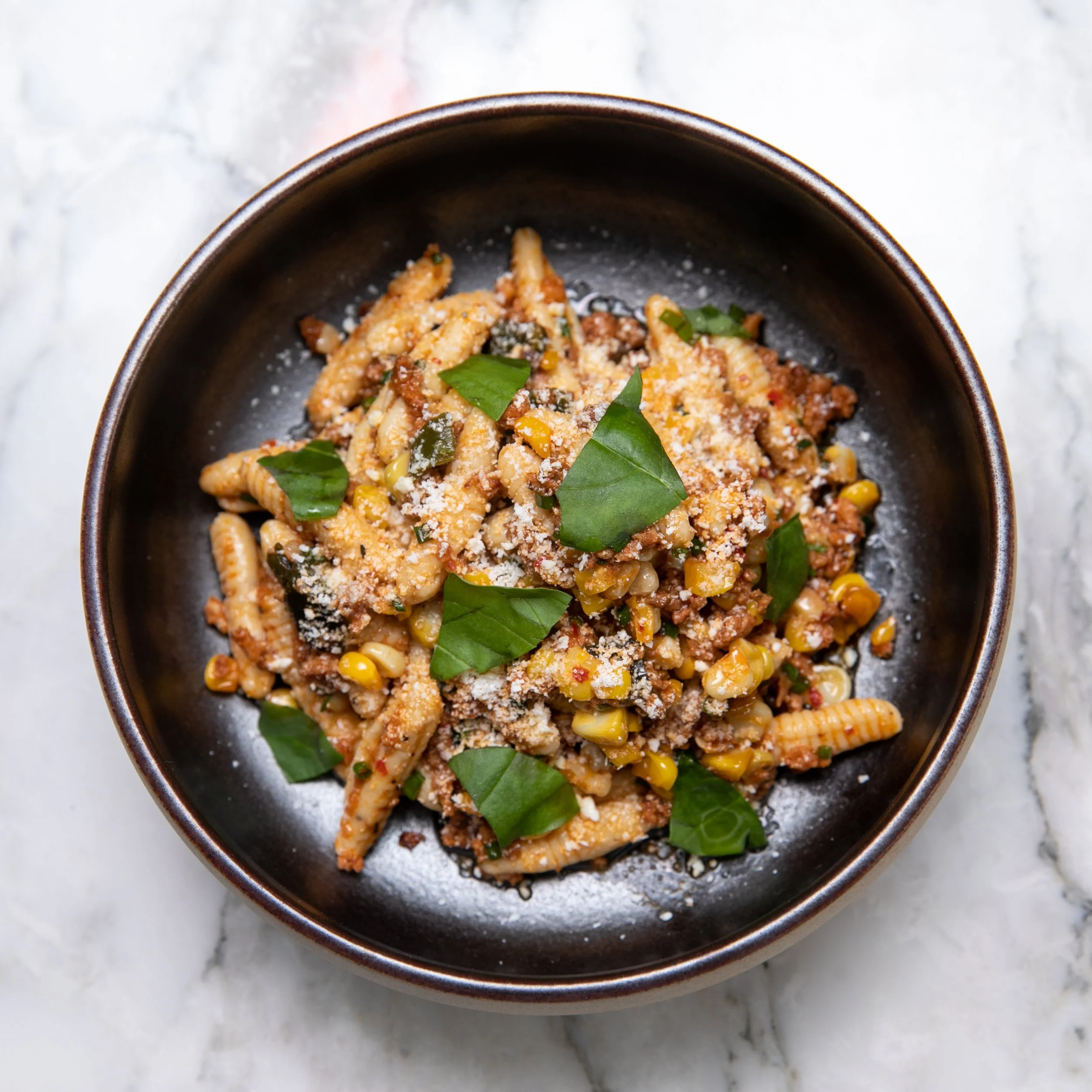 Cavatelli, corn, chorizo overhead .jpg