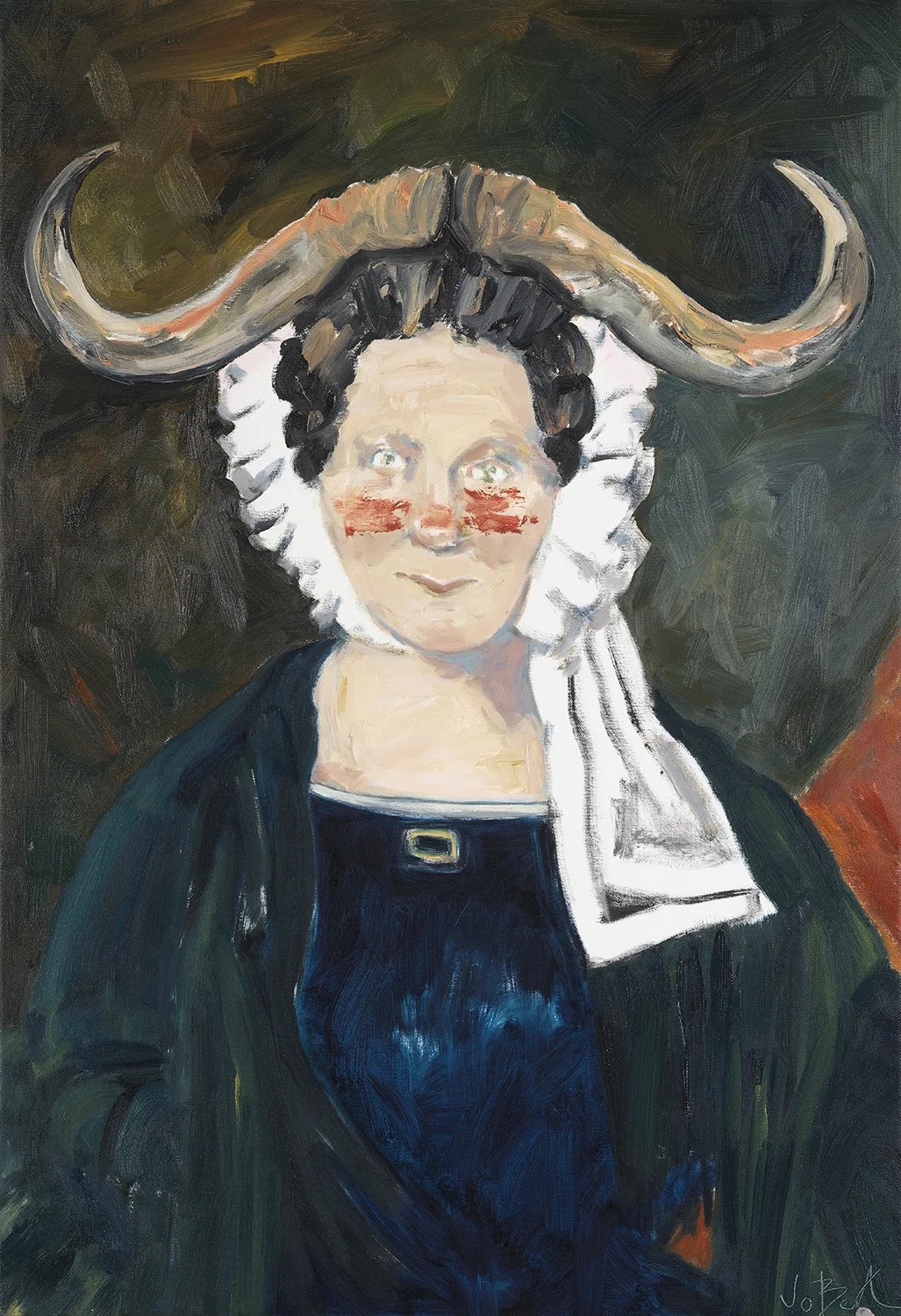 Mother Courage -Buffalo Girl. 91x61cm oil on canvas.jpg