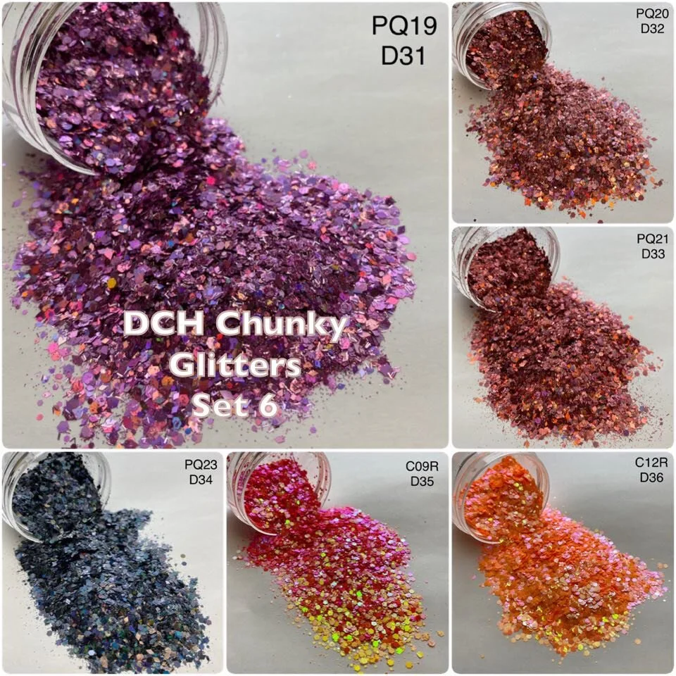 DCH Chunky Glitters Set 6