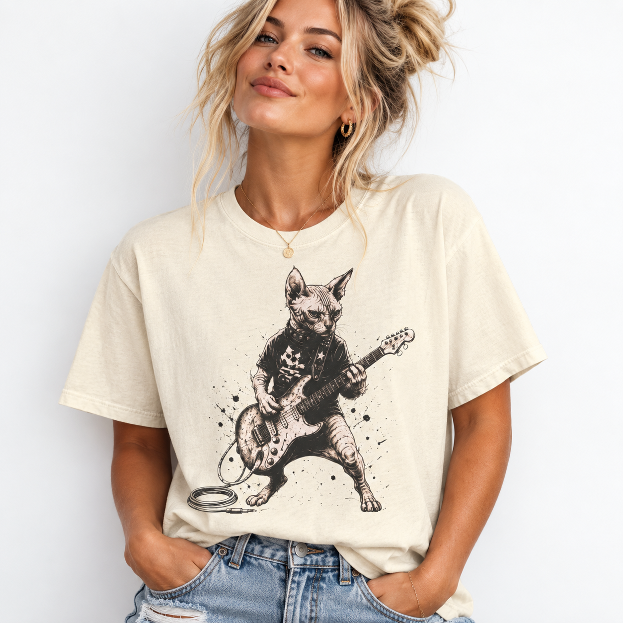 Rock and Roll Sphynx Tee