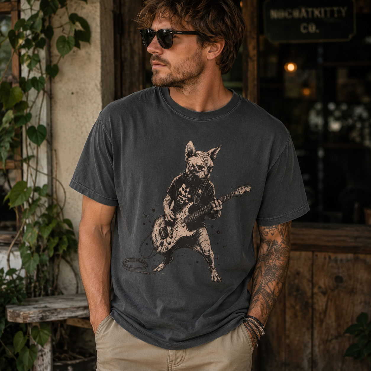Rock and Roll Sphynx Tee