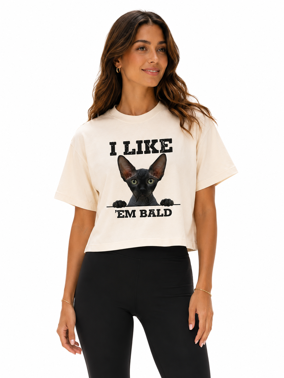 I Like 'Em Bald Boxy Tee
