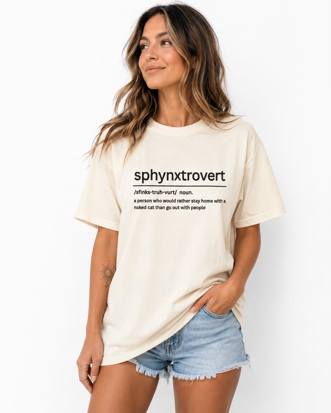 Sphynxtrovert Definition T-Shirt