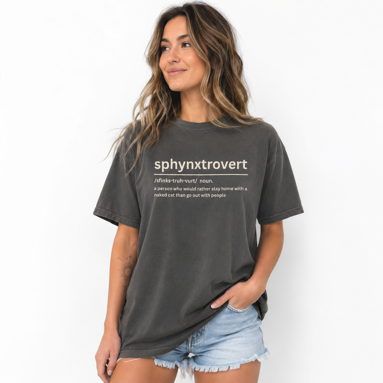 Sphynxtrovert Definition T-Shirt